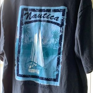 Mens Nautica vintage 90s t shirt